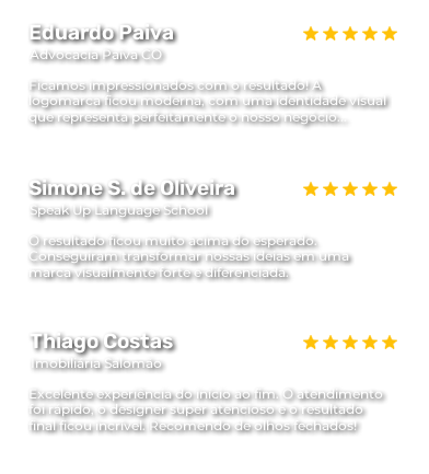 Depoimentos de logomarca em Itabuna