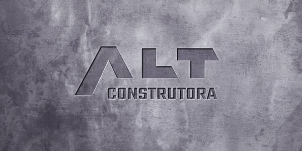 Logomarca criada para a Alt Construtora - São Paulo SP