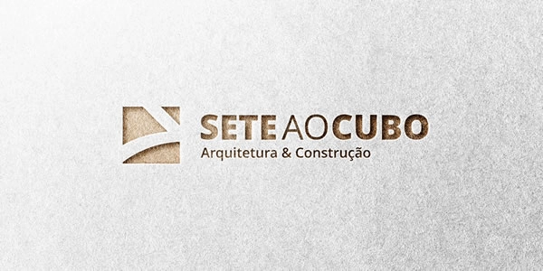 Logomarca profissional - Sete ao Cubo Arquitetura
