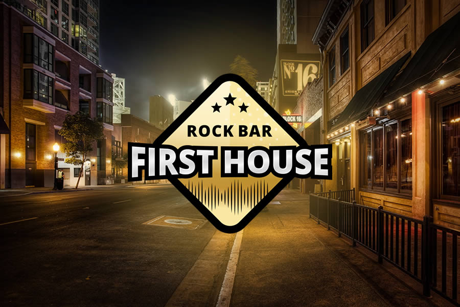 Unica Logomarcas - Empresa de Logomarcas First House Rock Bar
